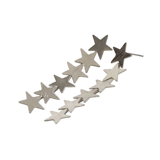 Star drop earrings